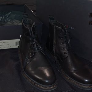 john varvatos brooklyn lug lace boot